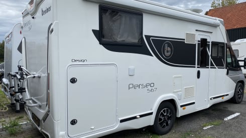 Very modern Benimar Ducato Camper with every luxury.