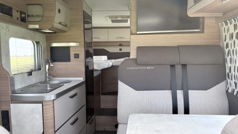 Belle caravane Knaus pour 4 personnes