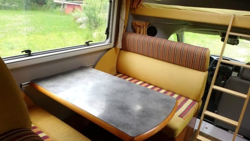 Colorado – Kompakter Camper, kurze Aussenmaße, aber trotzdem mit allem ausgestattet. 