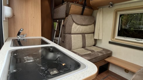 The bus – 4 berth, fully loaded 