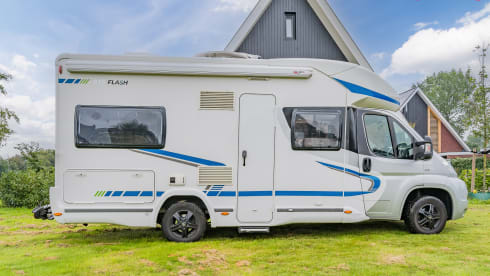 Camper met sfeer – 4 Person Chausson half integral