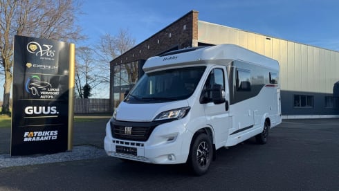 Compacte Hobby Optima V65 GE    2 persoons camper  BJ 2026
