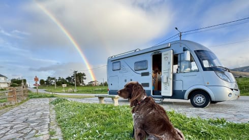 "Popeye II' – Very luxurious, spacious 4p Hymer B514 CL Silver Line, XXL garage, 160 hp