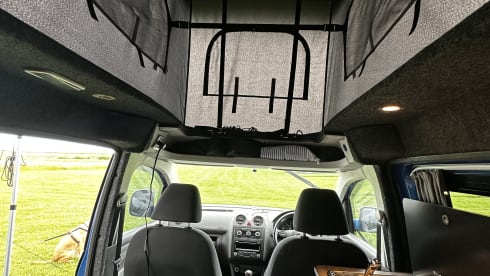 Una – 3 berth Volkswagen Caddy campervan from 2015