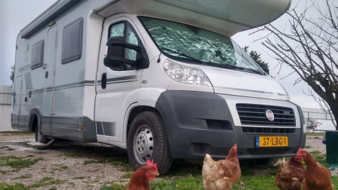 Luxury family camper ready for wonderful trips
