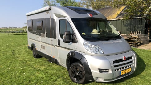 Krachtpatser met 180 PK – 2p Bürstner semi-integraal (2014)