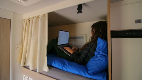 Nesie – 6/7 Berth Rimor Evo Fully Kitted for Off-Grid Living