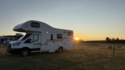 6 berth Ford bus from 2021