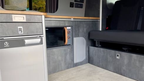 (VW004) 2023 VW T6 'Rebellion' Camper Van - sleeps 2 adults plus 2 children