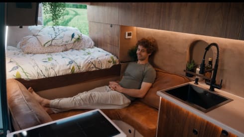 2-seater Volkswagen bus from 2018