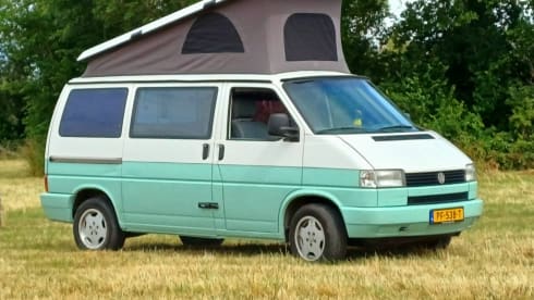 Jente – 4p Westfalia T4 campervan with lifting roof