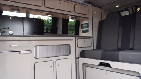 4 berth Volkswagen campervan from 2018