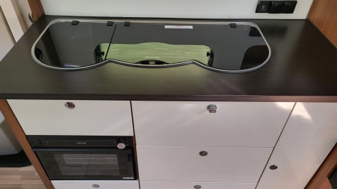 LMC integrated camper with round seating from 2018