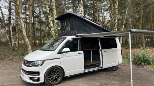 4 berth Volkswagen campervan from 2016