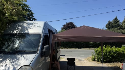 Roxy – 3 berth Renault master high top long wheelbase camper van from 2007