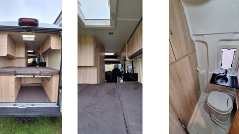 Grizzly the Gray – Self-sufficient Peugeot Boxer Camper for 2 Persons