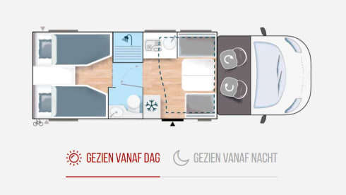 Spacious 3 pers. Challenger 337 automatic 