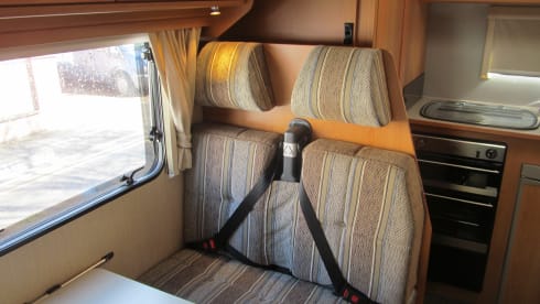 Henry – 4 berth Elddis 100 Sunseeker - 6 Belts