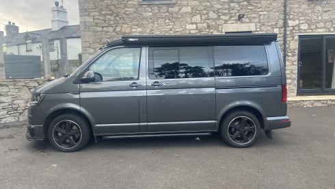 4 berth Volkswagen campervan from 2017