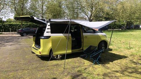 On holiday with this iconic camping Buzz