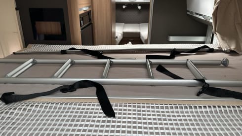 Family Camper with 5 belts, 5 sleeping places and complete inventory 