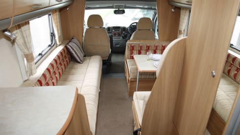 Susie – 5 berth pet friendly motorhome, based between Brighton and Gatwick