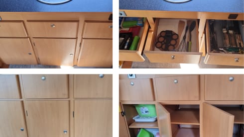 Nice compact camper with spacious kitchen