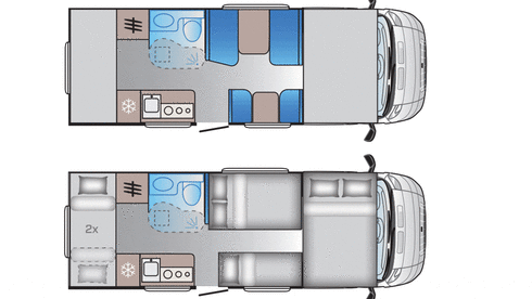 De Sunliving A70DK, super comfort – Genügend Platz für die ganze Familie!