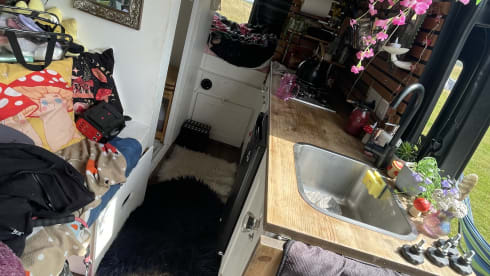 Raven – Here’s Raven, our awesome Sprinter van