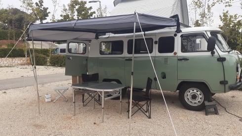 Tough UAZ Bukhanka 4x4 Offroad camper