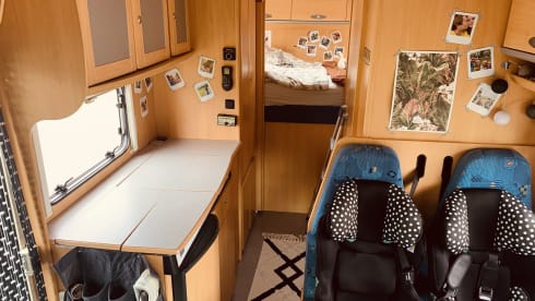 Perfect 6p family camper incl. child car seats