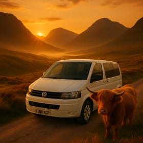 Adventure van  – Noleggio camper VW automatico – Aeroporto di Edimburgo – NC500 Highlands scozzesi 