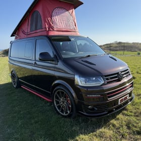 4 berth Volkswagen campervan from 2014