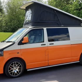 4 berth Volkswagen campervan from 2005