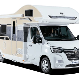 zeer luxe 6 pers. Ahorn-Canada camper met garage 