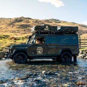 ARMSTRONG – Land Rover Defender 110 with Rooftop Tents & Awning  | Carries 5 & Sleeps 5