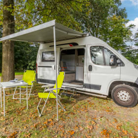 Peugeot Boxer L1H2 bus camper, perfect for a quick getaway.