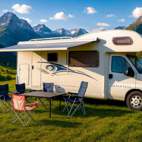 6p Fiat Dethleffs, Klimaanlage + großer Fahrradträger 