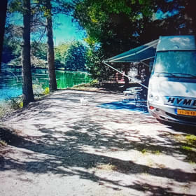 Hymer avec climatiseur de toit !!