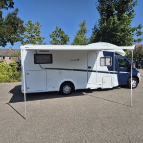 Dethleff camper met inventaris – Camping-car Dethleff 4 personnes