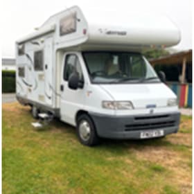 6 berth Fiat Moterhome insurance included