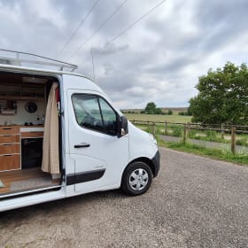 Off-grid self-built camper van from 2014