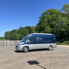 Large camper very spacious boot new looking interior fixed comfy bed.  – 3 berth Peugeot bus from 2007