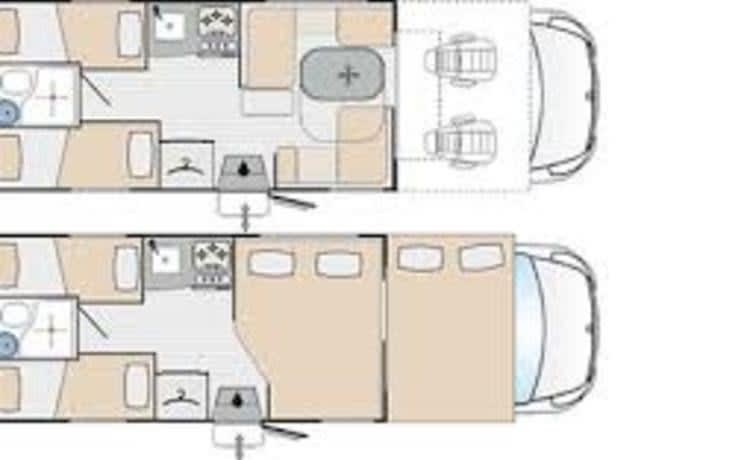 Mobil-home familial récent all-inn