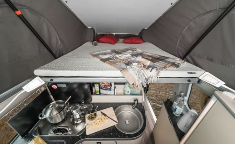 Henry's Ford – bel camper bus Ford Nugget (4-5 pers), possibilmente. con tenda per autobus e portabiciclette!