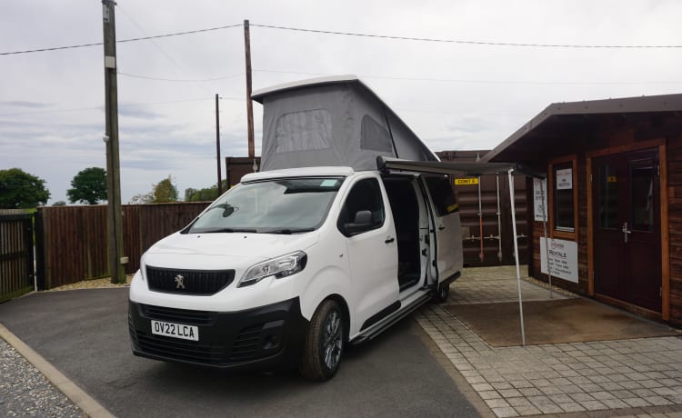 4 berth Peugeot campervan from 2022