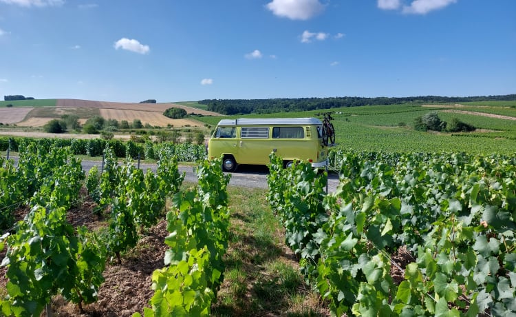 Ga op duurzame roadtrip met Lima! ⚡️🚐 – 100% Elektrisch! ⚡️ VW T2 "Lima"