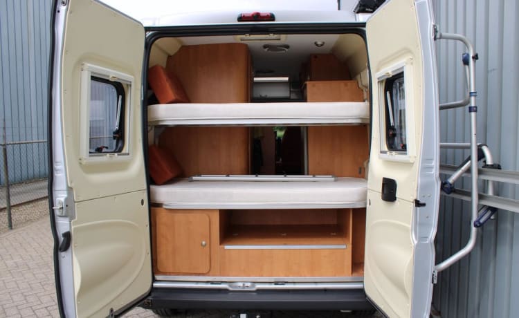 Blue Bird – Four-person EuraMobil Bus Camper