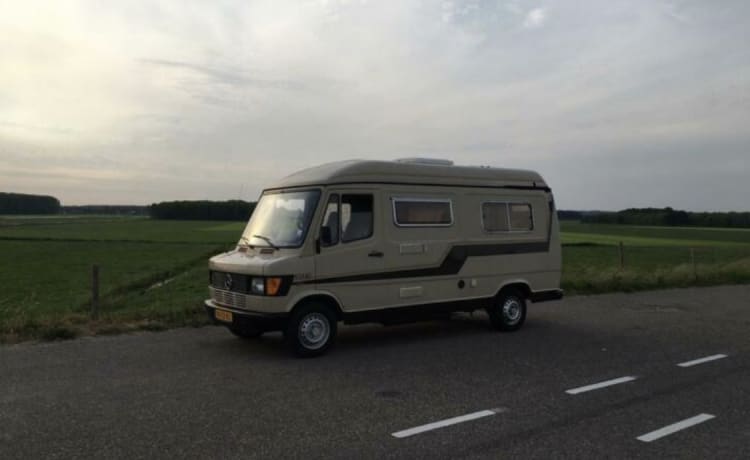 Sjaak  – 2p Mercedes-Benz bus oldtimer de 1979