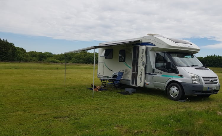 Duke – Lernen Sie Duke kennen, unser schönes Wohnmobil mit 3 Schlafplätzen.